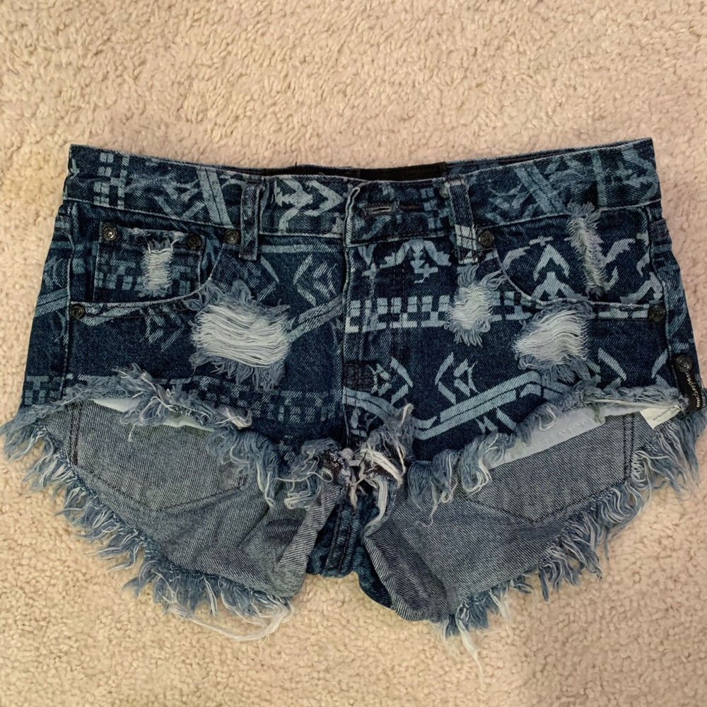 One Teaspoon Indie Aztec Bonitas Shorts